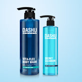 Dashu Body Cleansing Care Set (Vita All-in-One Body Wash 500ml + Men's Cleanser 300ml)