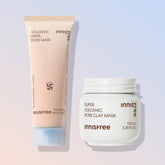 Innisfree Volcanic Pore 2-Piece Set (Volcanic Pore Dual Mask 110g + Super Volcanic Pore Mask 100ml)
