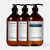 Nard Body Set Lavender Musk Body Lotion 1L (2 Pack) + Body Wash 1L (1-pack)