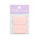 Holika Holika Tinted Milk Cream Blush 2P Puff Set