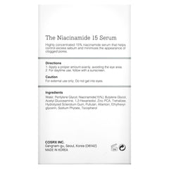 Soonsu Beauty The Niacinamide 15 Serum side view Soonsu Beauty The Niacinamide 15 Serum side view