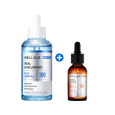 Wellage Real Hyaluronic Blue 100 Ampoule 100ml + Hyper Toning Gloi Ampoule 30ml