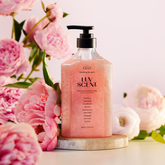 Luvscent Scrub Wash 500ml - Wedding Bouquet Peony Scent