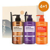 Kundal Holiday 3-Piece Gift Set (Shampoo, Treatment & Body Wash) - 4-Set & 1-Set