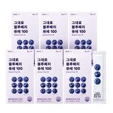 Celltrion InnerLab Blueberry Puree 100 6-Box Set (280 g - 14 Sticks per Box)