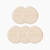 Giverny Skin-Fit Puff 5 Pack (for Foundation & Cushion)