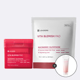 Leaders Blemish Mark Pads 80pcs + 80pcs (Refill) + Milk Sponge White Mud Pack-to-Foam Cleanser 120g