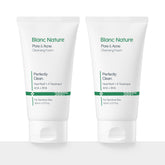 Blancnature Acne Care Cleansing Foam 150ml (2 Pack) Jeju Organic Green Tea
