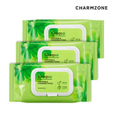 Charmzone Ginkgo Soothing & Cleansing Wipes 353g 70P (3 Pack)