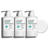 APLB Glutathione Niacinamide Body Wash - Mild Acidic, High-Moisture Back Acne Care, 300ml (3 Pack)