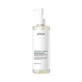 Anua skincare bottle on a white background