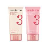 numbuzin No.3 Porcelain Base-skip Tone Up Beige 50ml Double Pack
