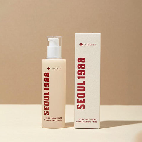 Soonsu Beauty SEOUL1988 Essence : Snail Mucin 97% + Rice front view