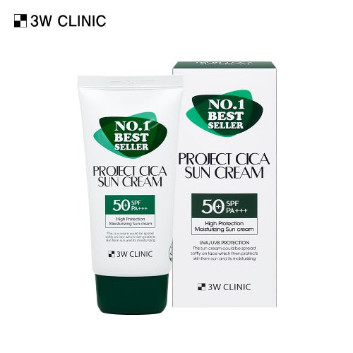 3W CLINIC Project Cica Sun Cream 70ml | Soonsu Beauty