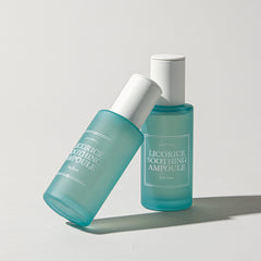 Two bottles of Licorice Soothing Ampoule on a light gray background