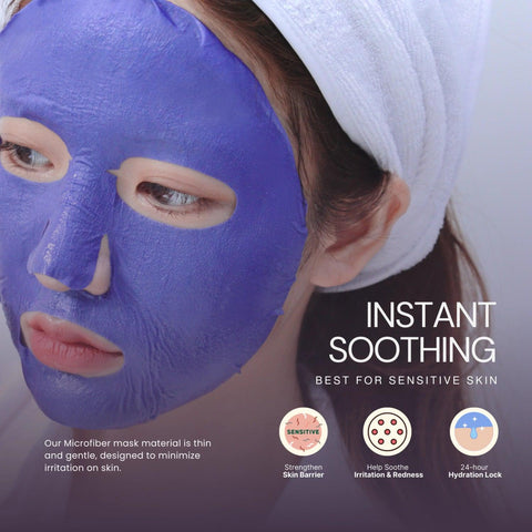Soonsu Beauty Azulene Micro Fiber Mask front view