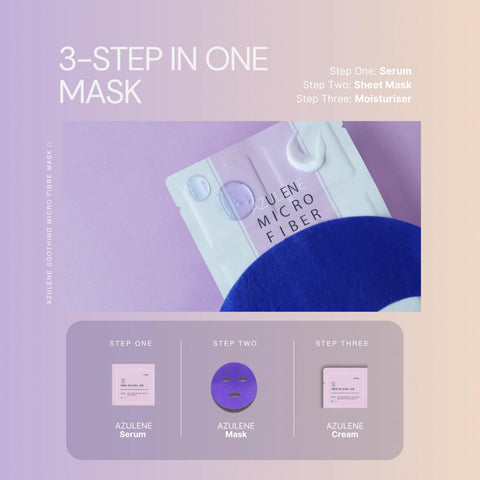 Soonsu Beauty Azulene Micro Fiber Mask side view