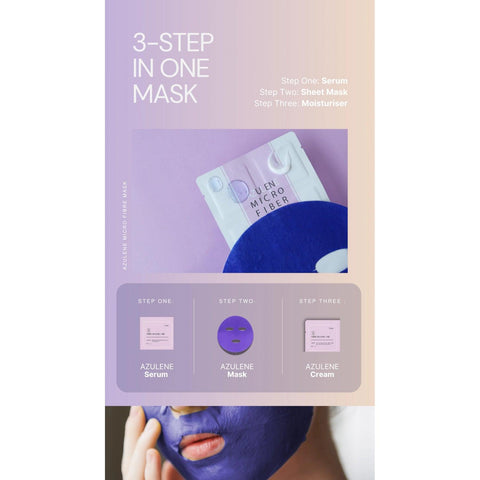 Soonsu Beauty Azulene Micro Fiber Mask front view