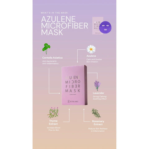 Soonsu Beauty Azulene Micro Fiber Mask application use