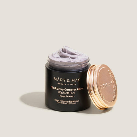 Soonsu Beauty Vegan Blackbeery Complex Glow Wash off Pack front view