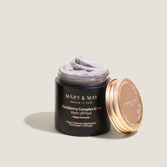 Soonsu Beauty Vegan Blackbeery Complex Glow Wash off Pack front view