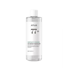 Clear bottle with white label featuring 'anua' brand on a white background