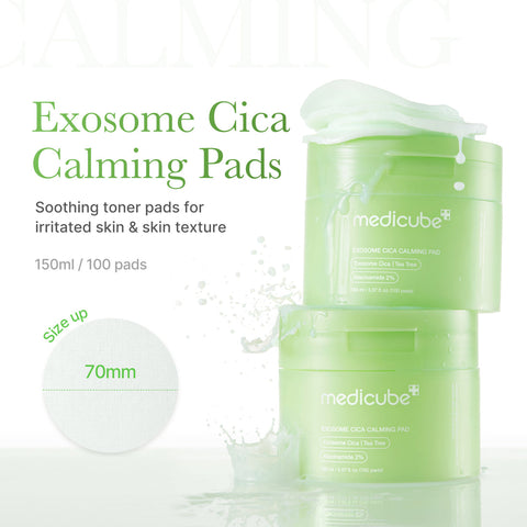 Medicube Exosome Cica Calming Pad 100pcs