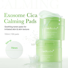 Medicube Exosome Cica Calming Pad 100pcs