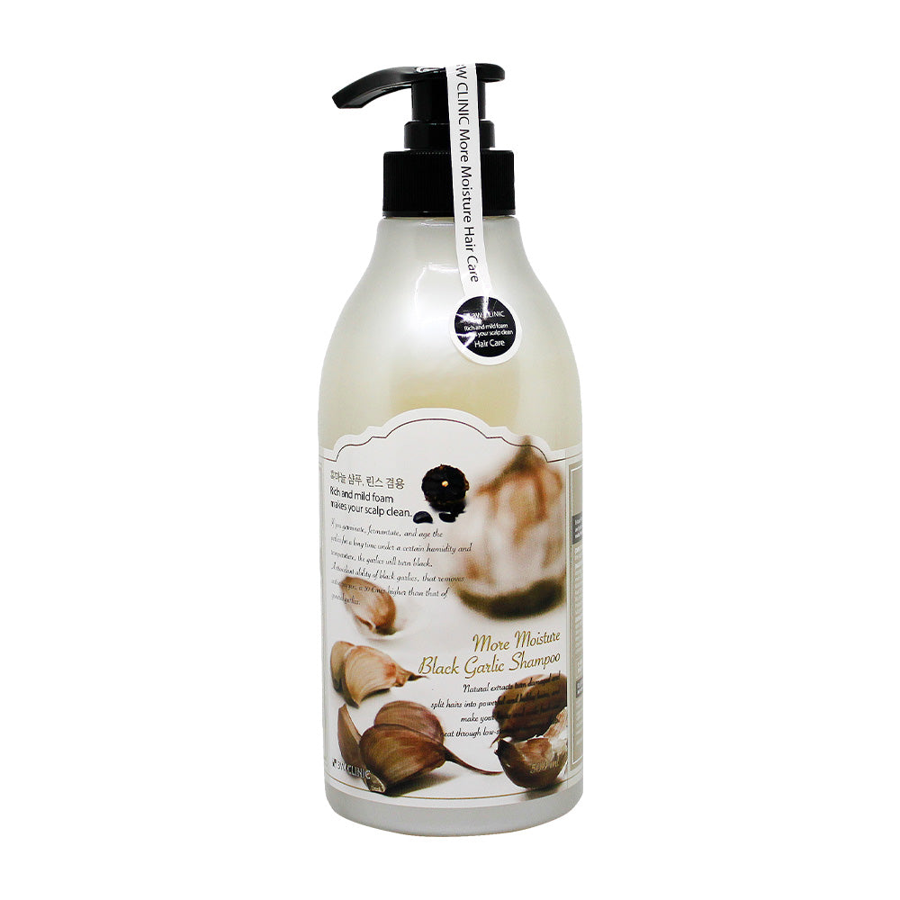 3W CLINIC More Moisture Black Garlic Shampoo 500ml