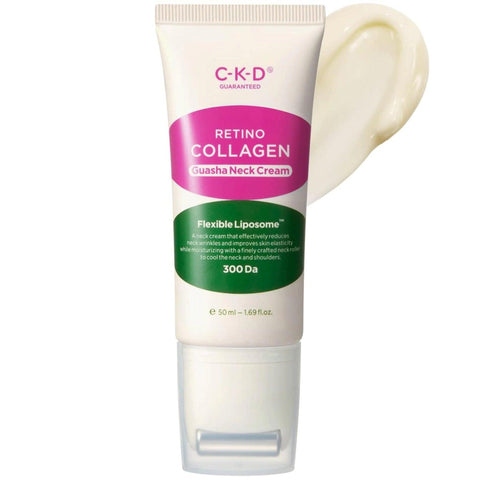 Soonsu Beauty Retino Collagen Small Molecule 300 Guasha Neck Cream front view