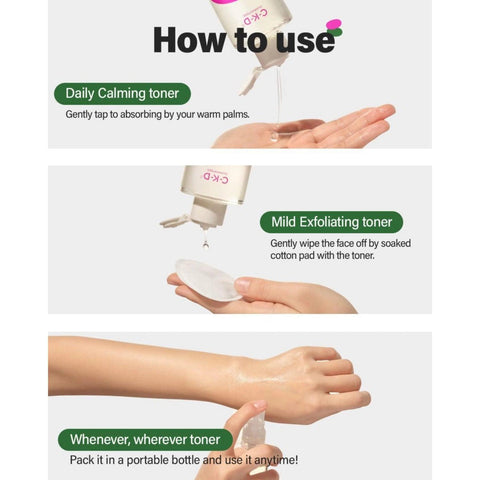 Soonsu Beauty Retino Collagen Small Molecule 300 Toner application use