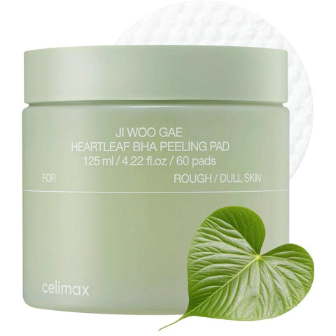 Soonsu Beauty Ji Woo Gae Heartleaf BHA Peeling Pad front view