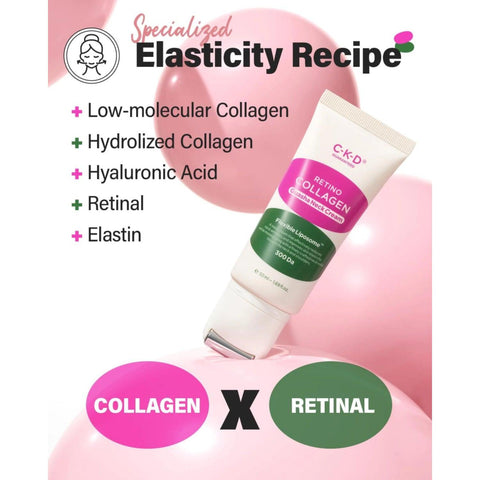 Soonsu Beauty Retino Collagen Small Molecule 300 Guasha Neck Cream front view