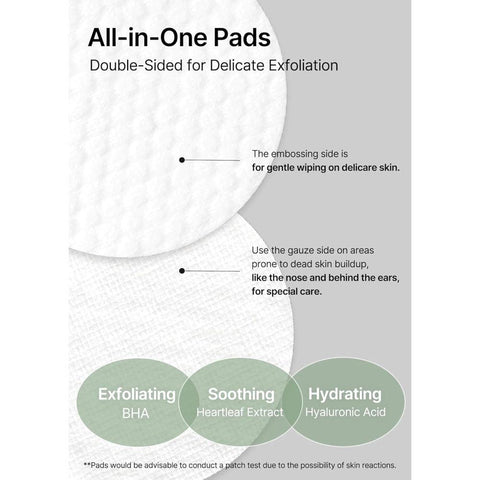 Soonsu Beauty Ji Woo Gae Heartleaf BHA Peeling Pad packaging design