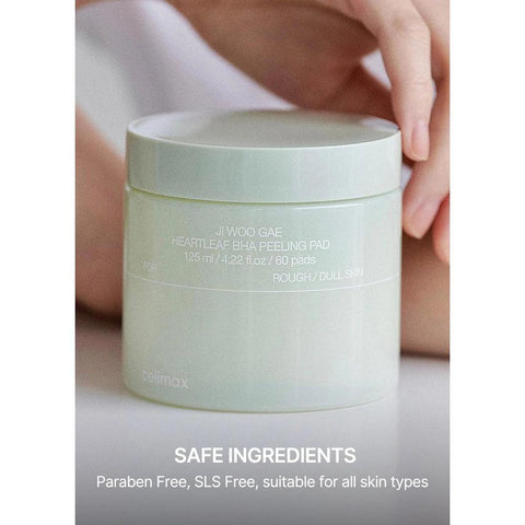 Soonsu Beauty Ji Woo Gae Heartleaf BHA Peeling Pad application use