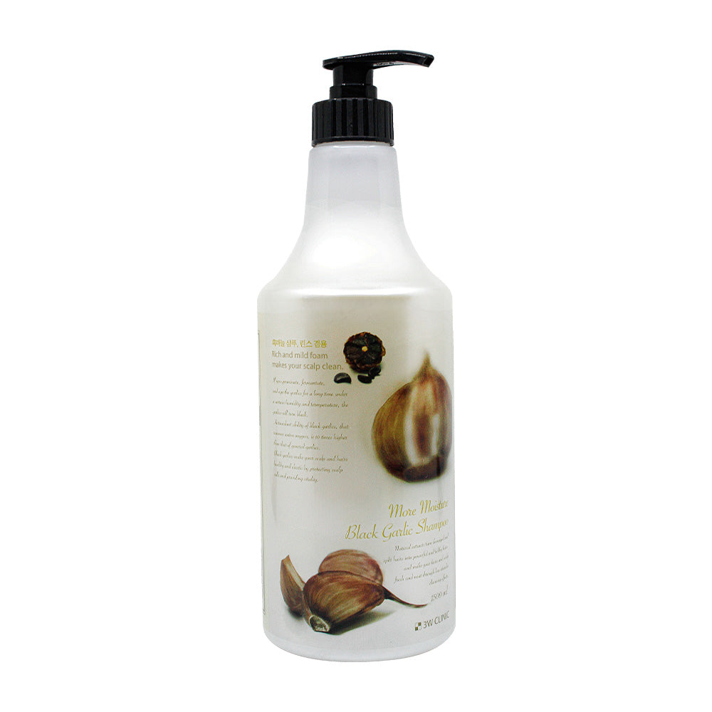 3W CLINIC More Moisture Black Garlic Shampoo 1500ml