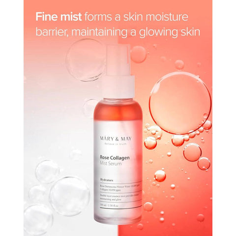 Soonsu Beauty Rose Collagen Mist Serum application use