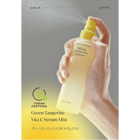 Soonsu Beauty Green Tangerine Vita C Serum Mist texture close-up