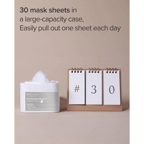 Soonsu Beauty Niacinamide Vitamin C Brightening Mask application use