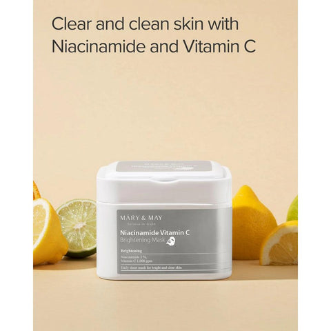 Soonsu Beauty Niacinamide Vitamin C Brightening Mask side view