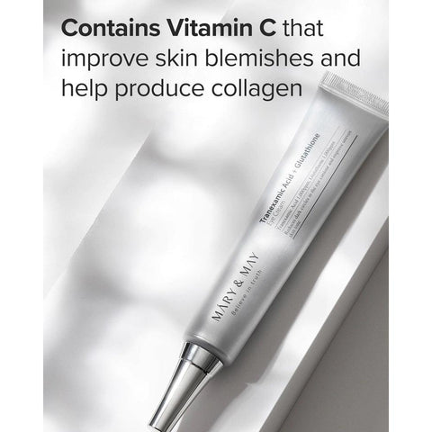 Soonsu Beauty Traneaxamic Acid + Glutathione Eye Cream  Set application use