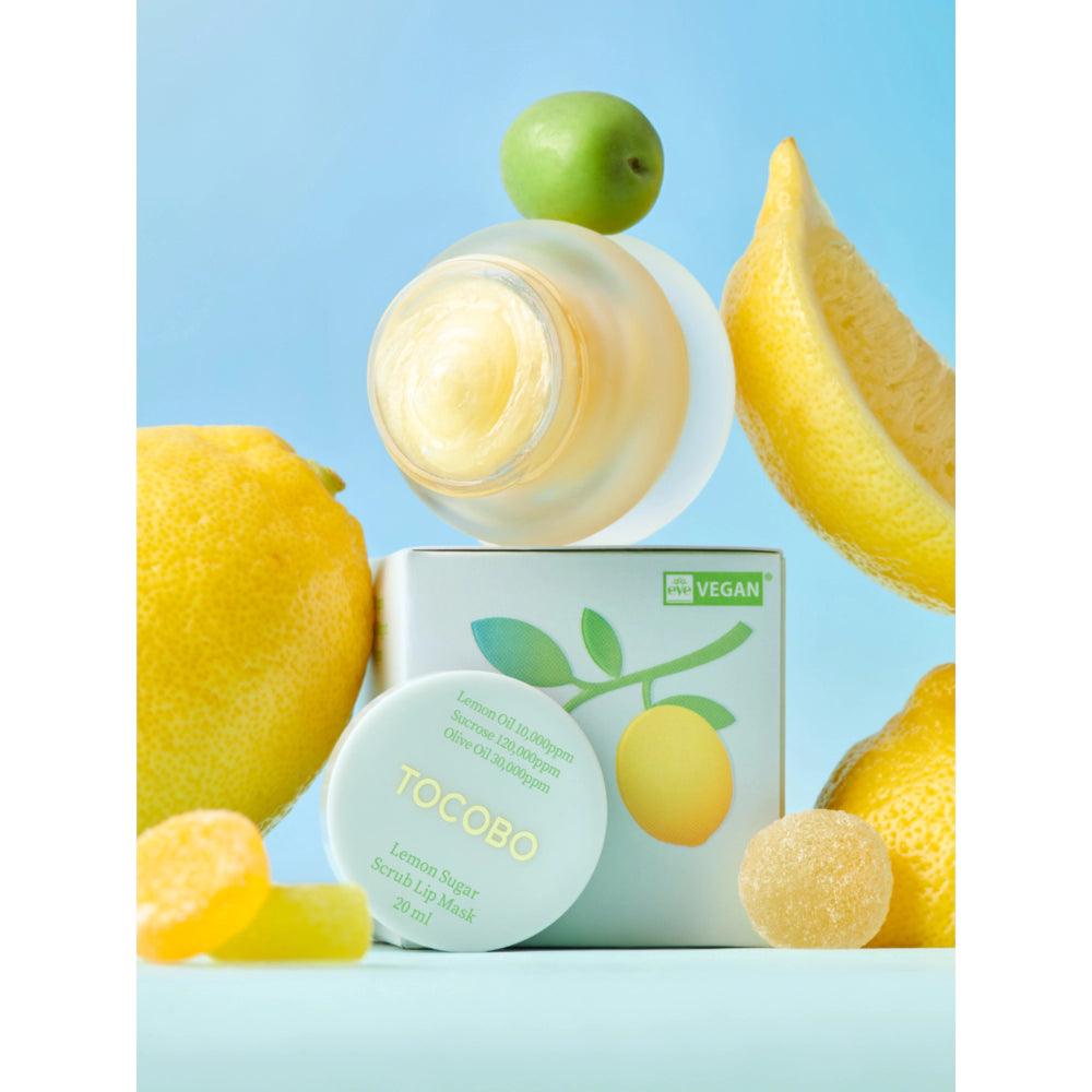 Soonsu Beauty Lemon Sugar Scrub Lip Mask texture close-up