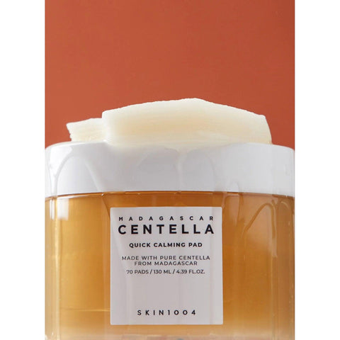 Soonsu Beauty Madagascar Centella Quick Calming Pad 70 pads texture close-up