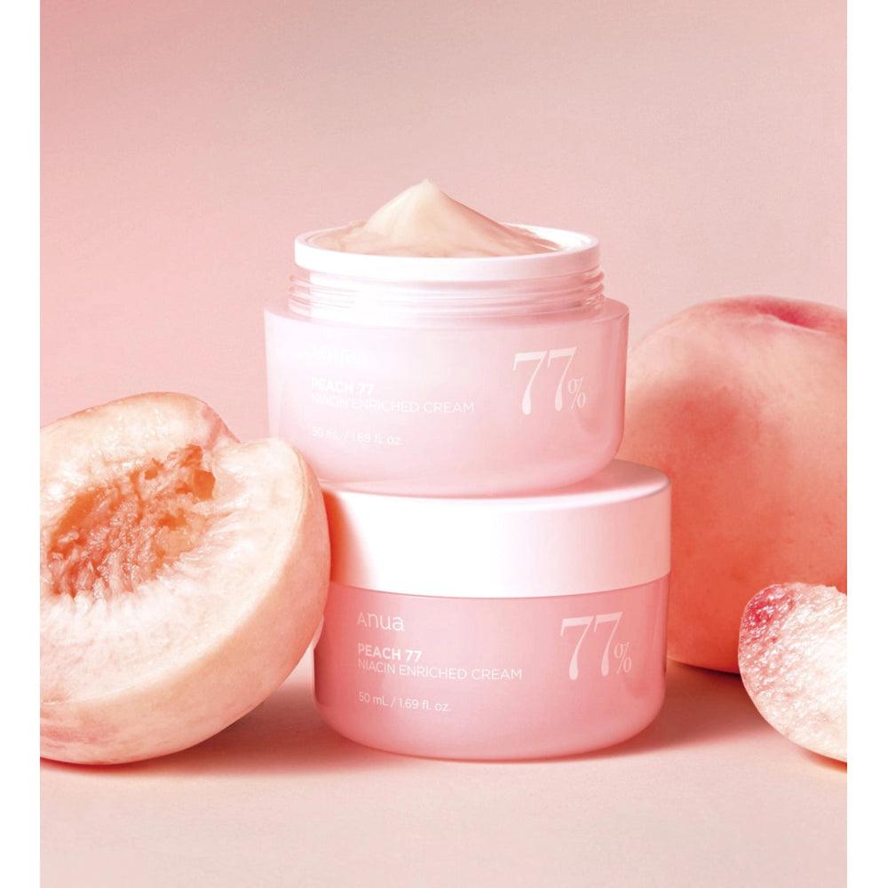 Soonsu Beauty Peach 77 Niacin Enriched Cream packaging design