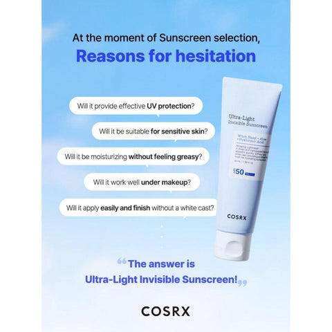 Soonsu Beauty Ultra light Invisible Sunscreen packaging design