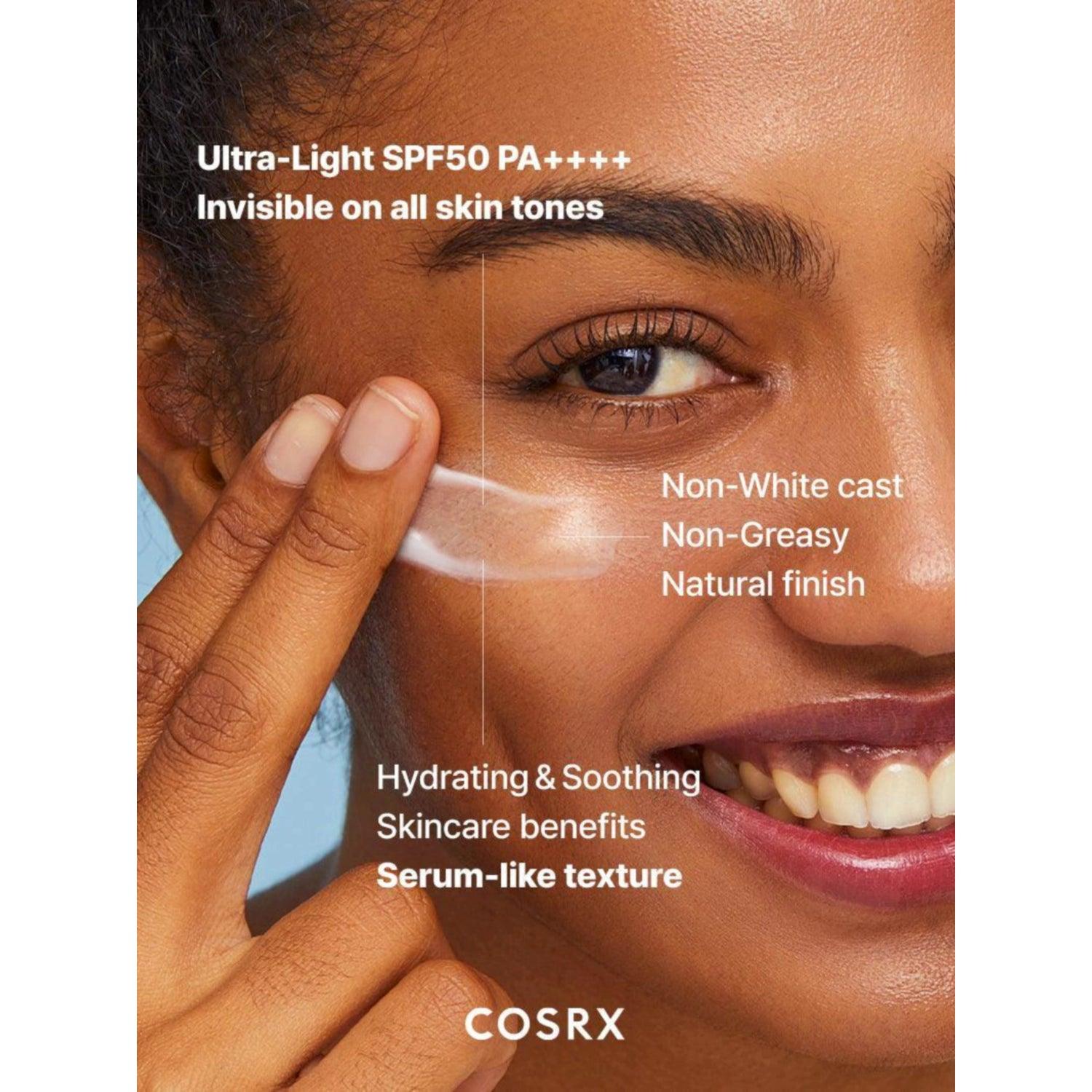 Soonsu Beauty Ultra light Invisible Sunscreen application use