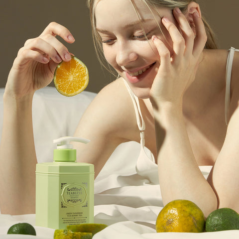 Teabless Green Tangerine Yuja Kombu Tea Perfume Shampoo 500g Double Pack