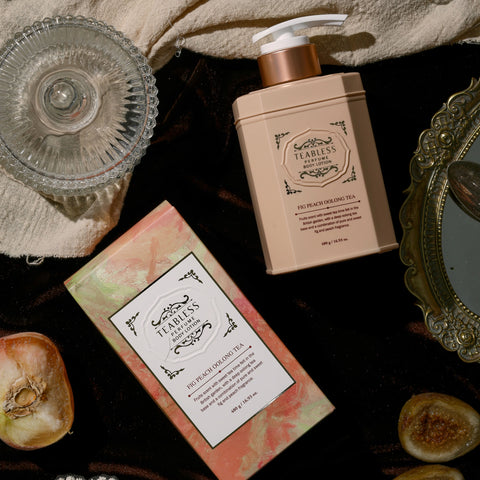 Teabless Fig Peach Oolong Tea Perfume Body Lotion 480g Double Pack