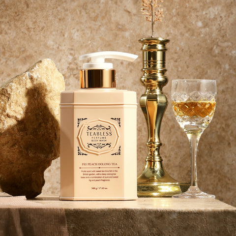 Teabless Fig Peach Oolong Tea Perfume Body Wash 500g Double Pack