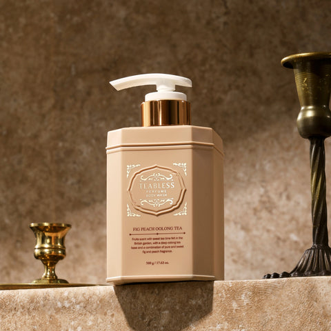 Teabless Fig Peach Oolong Tea Perfume Body Wash 500g Double Pack